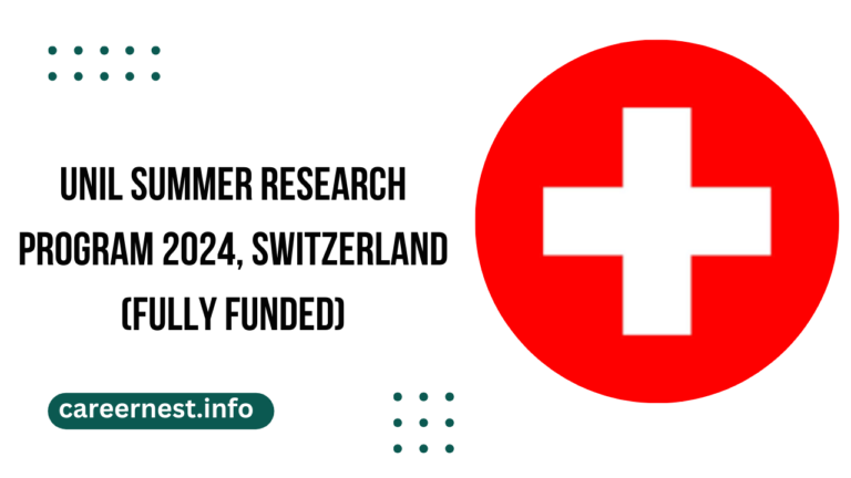 UNIL Fully Funded Summer Research Program 2024, Switzerland