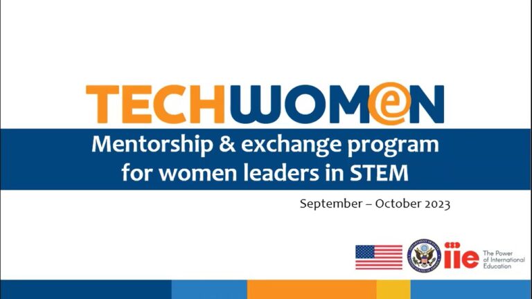Call for Applications: Fully Funded TechWomen Program 2024